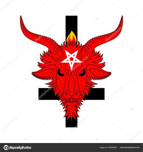 Satanic Goat Head Of Baphomet
