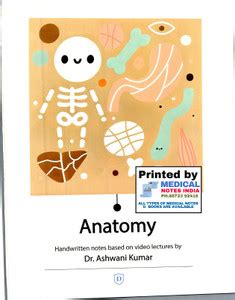 DBMCI Anatomy Main Notes by Dr. Ashwani Kumar: Buy DBMCI Anatomy Main ...