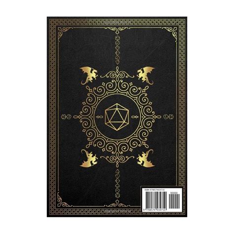 Buy Rpg Character Journal: Campaign & 5e Character Backstory Guide Dark ...