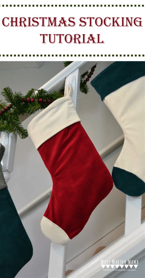 Image result for Christmas Stocking with Cuff Tutorial