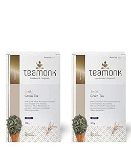 Teamonk Joriki High Mountain Green Tea Whole Leaf (100 Cups) - 200 g ...