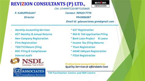 Gd Associates in Kattoor Main,Coimbatore - Best Tax Consultants near me ...