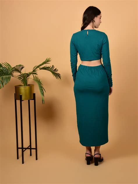 Flawless Women's Cotton Lycra Top and Skirt Party Co-Ord Set | KILLY ...