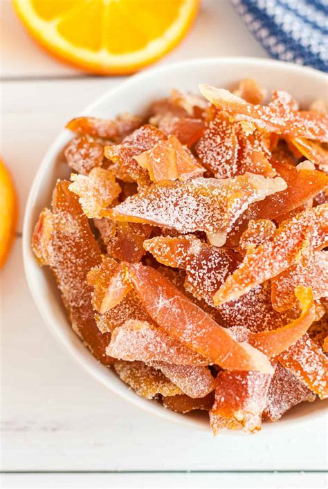 Candied Orange Peel Recipe - Shugary Sweets