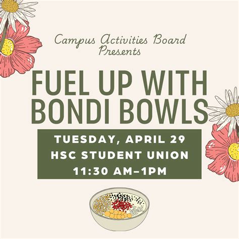Fuel Up with Bondi Bowls - Students