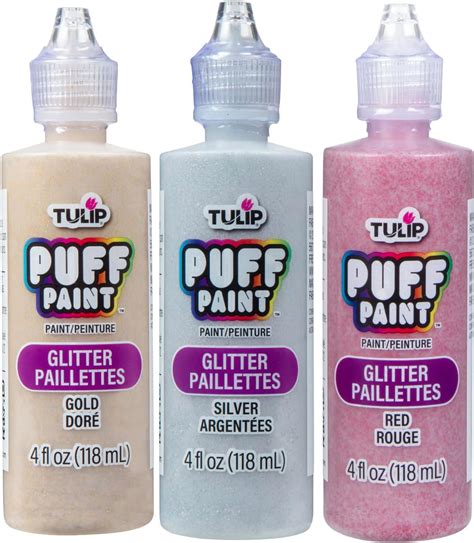 Amazon.com: Tulip Dimensional Paint Kits 42185 Dfpt Multi 4Oz Slick 3Pk ...
