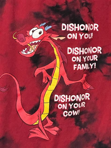 Mulan Mushu Quotes Dishonor