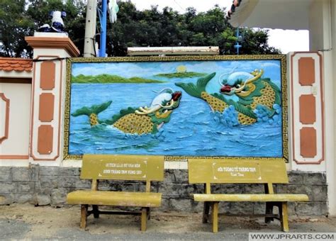 Whale Temple Or Lang Ong Nam Hai In Vung Tau, Vietnam.