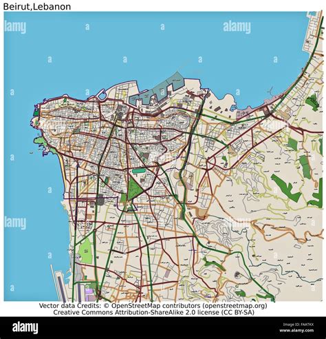 Map of beirut hi-res stock photography and images - Alamy