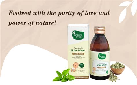 Mother Sparsh Ayurvedic Gripe Water, 120ml (Pack of 2) : Amazon.in ...