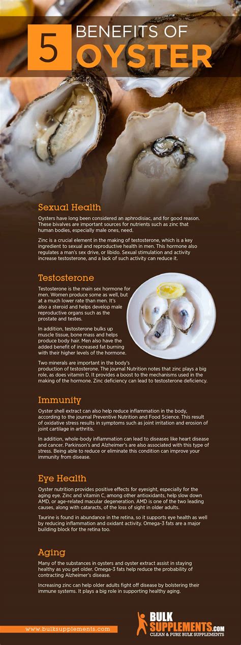 Benefits Of Oysters