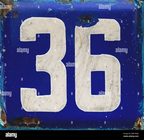 old house address number plate 36 Stock Photo - Alamy