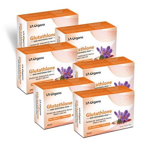 Glutathione Kumkumadi Skin Whitening Soap – LA Organo