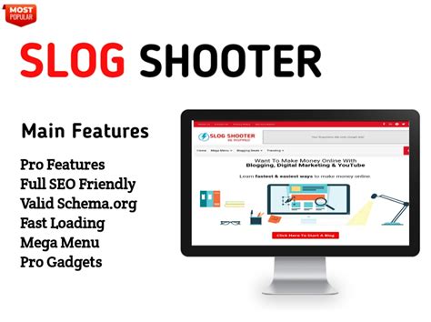 Slog Shooter Blogger Template - Zordo Forest | Free Premium Blogger ...