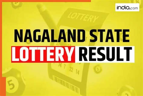 Nagaland State Lottery Results 06.07.2025 For 1PM, 6PM, 8PM LIVE: DEAR ...