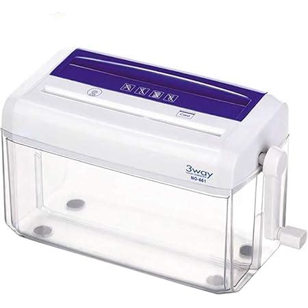 Nakabayashi Co,Ltd 3 Ways Manual Shredder for Paper&Card&CD/DVD,One ...