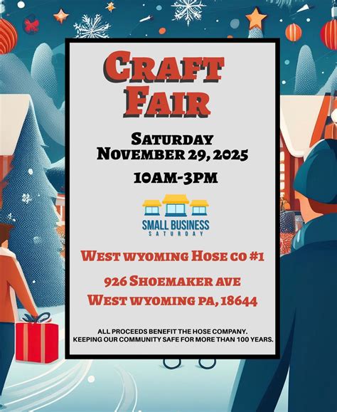 Craft Fair , 926 Shoemaker Ave, West Wyoming, PA, United States ...