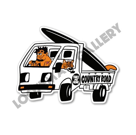『COUNTRY ROAD』sticker(SI10) | LOOSEMAN GALLERY official shop