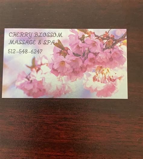 CHERRY BLOSSOM MASSAGE SPA (Liberty Hill): Ce qu'il faut savoir pour ...