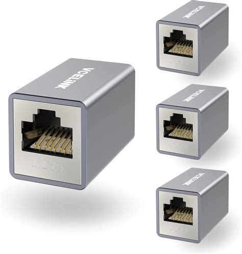 Buy VCELINK RJ45 Coupler, Shielded Ethernet Coupler POE Ethernet Cable ...