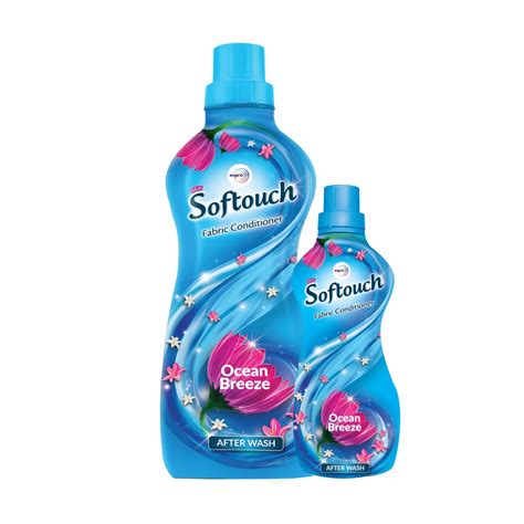 Softouch Ocean Breeze Fabric Conditioner 860+210ml with Encapsulation ...