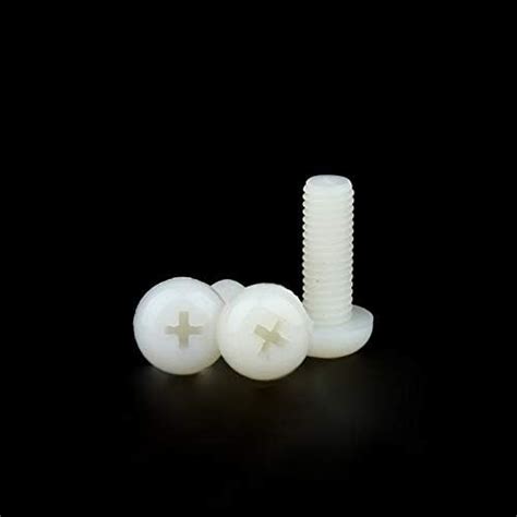 Rpi shop - M3 X 10mm Nylon Machine Screw, Phillip Drive Pan Head Screws ...