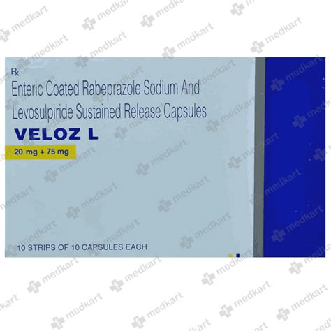 VELOZ L CAPSULE 10'S, Price, Composition & Generic Alternatives - Medkart