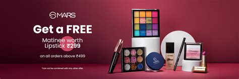 MARS Cosmetics India - Buy makeup products at most affordable prices.