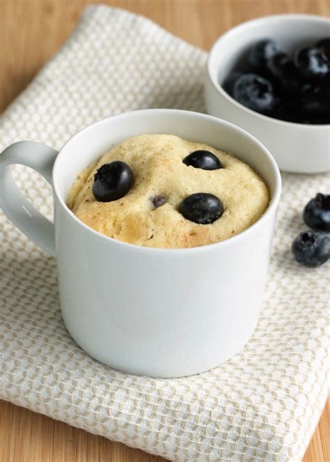 Keto Blueberry Muffin Recipe That You Can Make Right Inside A Mug!