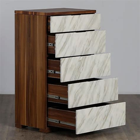 Buy Antonio Chest of 5 Drawers - White from Home Centre at just INR 46000.0