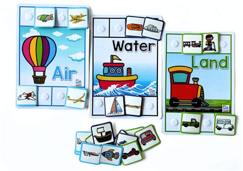 Transport sorting activity busy bag