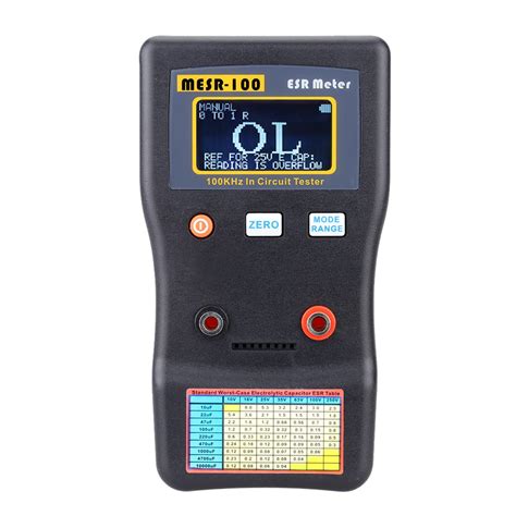 Buy Digital Meter,MESR-100 ESR Capacitance Ohm Meter Professional ...