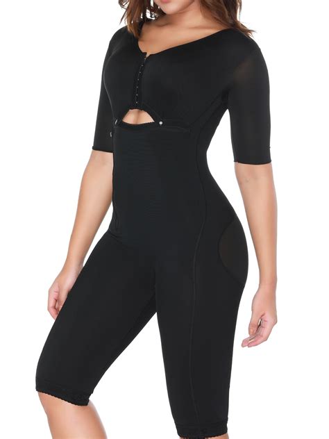 FITVALEN Women's Full Bodysuit Body Shaper Post Surgery Seamless Fajas ...
