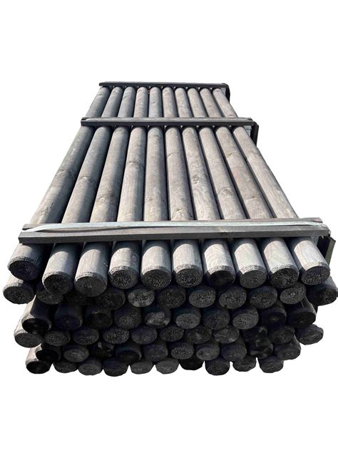 Houten weidepaal rond DURA2 250x10cm gefreesd kopen