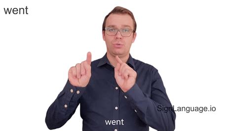 went in ASL - Example # 1 - American Sign Language