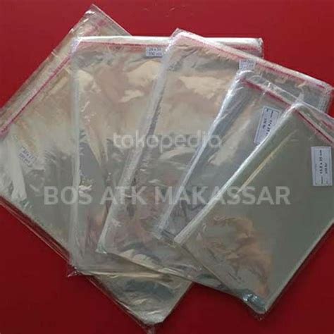 Jual [PACK ISI 100] PLASTIK UNDANGAN / OPP SEAL 19.5 x 24 - Kota ...
