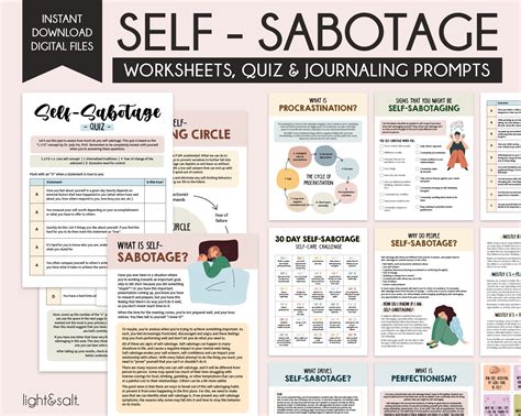 Self Sabotaging Behaviors