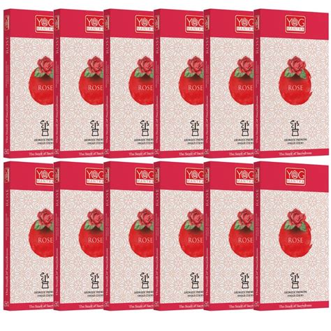 ARCHITA YOG Mantra | Rose Fragrance | Bambooless Dhoop Sticks | eco ...