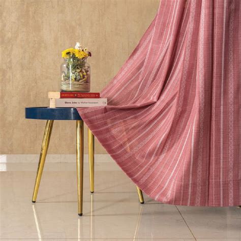 Buy Urban Space Aari Collection Weaved Sheer Curtains for Window 5 feet ...