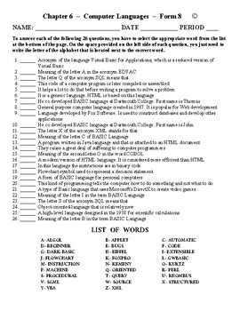 Types of Computer Matching Worksheet 的图像结果