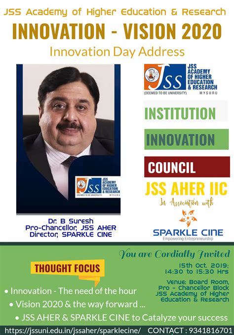 JSS Academy of Higher Education & Research | Activity & Events