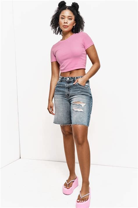 Bermuda Denim Shorts