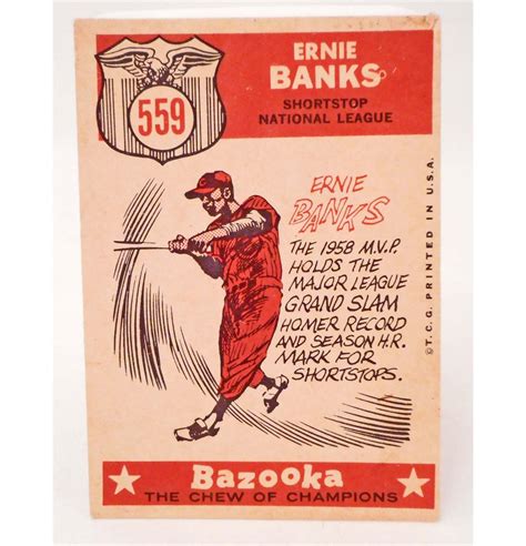 Ernie Banks Baseball Card