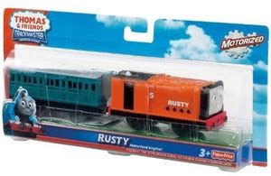 FISHER-PRICE Thomas the Train - Trackmaster - Rusty with Car - Thomas ...