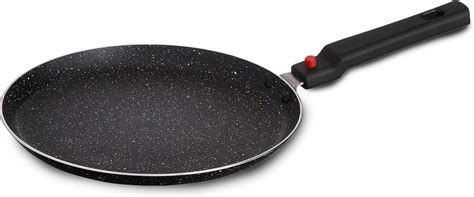 Buy Amazon Brand - Solimo Aluminium Non-Stick Dosa Tawa with Detachable ...