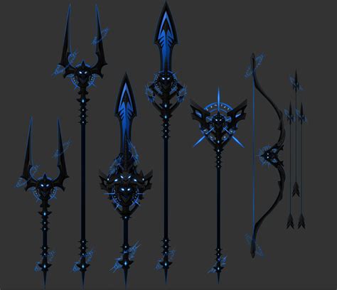 Some Weapon Concepts for the underworld ^^ I hope you guys like em, :D ...