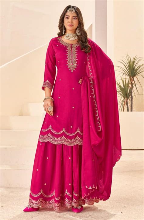 Ladies Flavour 3290 To 3295 Vichitra Embroidery Work Kurti Pant And Dupatta