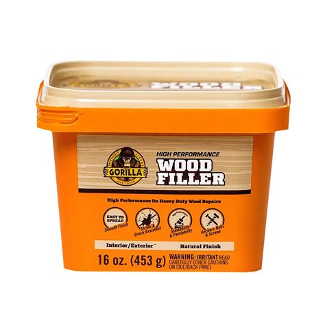 Gorilla Glue Wood Filler, Natural, 16 oz. | Midwest Technology