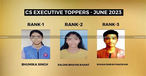 ICSI declares CS Executive June 2023 Exam Results: Check Here