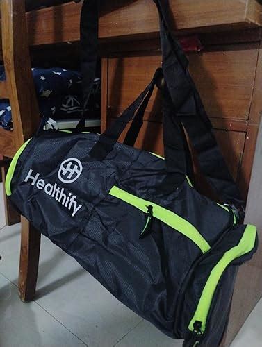 Buy HealthifyMe Gym Bag for Men & Women with Seperate Shoe Compatment ...